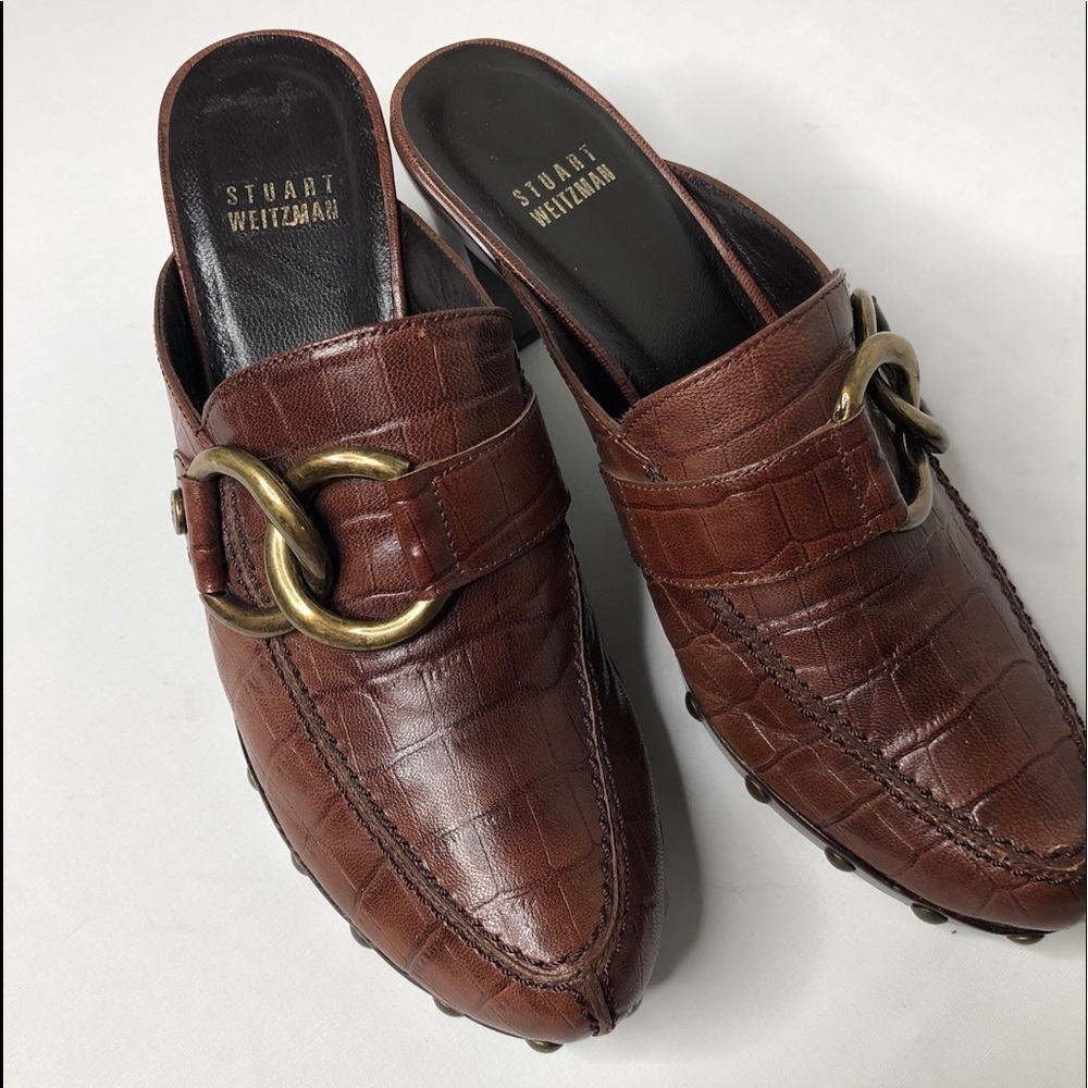 Stuart Weitzman heeled clogs - Picture 2 of 10